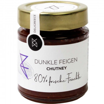 Dunkle Feigen Chutney 80% frische Früchte Dunkle Feigen Chutney 80% frische Früchte