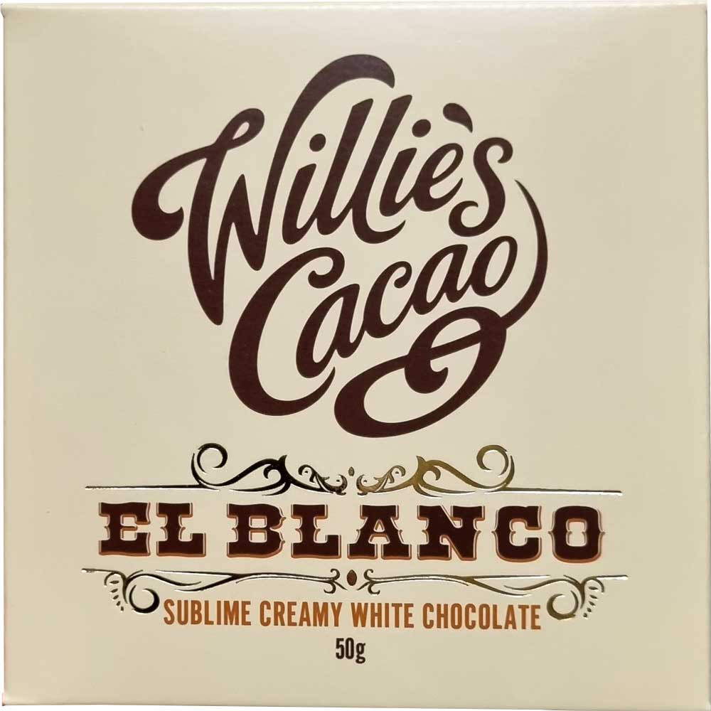 El Blanco -creamy white chocolate - Bar of Chocolate, lecithin free, soy free chocolate, England, english chocolate - Chocolats-De-Luxe