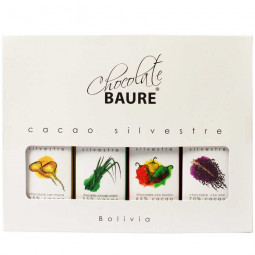 Geschenkset Bolivia - dunkle BIO Schokolade mit Gewürzen