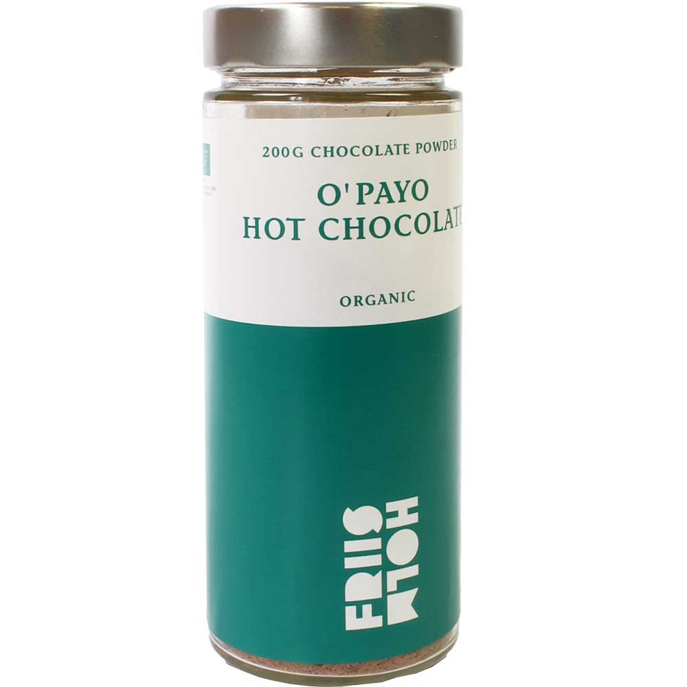 Hot Chocolate O'Payo 70% ORGÁNICO - Chocolate caliente - chocolate caliente, sin nueces, Dinamarca, chocolate danés - Chocolats-De-Luxe