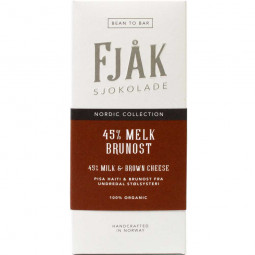 Chocolat au lait 45% avec fromage brun - 45% Melk Brunost
