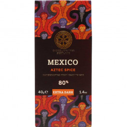 Aztec Spice 80% chocolat bio Mexico 