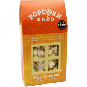 "Say cheese! Fromage Cheddar - Popcorn Gourmand avec Fromage Cheddar "Say cheese! Fromage Cheddar - Popcorn Gourmand avec Fromage Cheddar