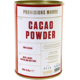 100% Cacao Powder - cacao in polvere in scatola