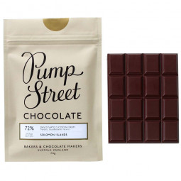 Pump Street Chocolate, 72% Solom Islands chocolate, Pump Street Bakery, Guadalcanal Island, bean-to-bar Schokolade, chocolats-de-luxe.de