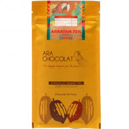 "Arrayan" 75% pure chocolade uit Colombia