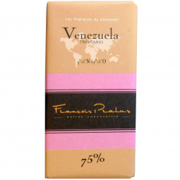 Dunkle Schokolade, 75%, Venezuela, Trinitario, chocolat noir, dark chocolate, Herkunftsschokolade, bean to bar,                                                                                         