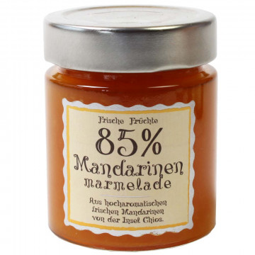 Mandarin jam 85% fruit content