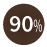 90 %