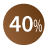 40 %