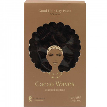Cacao Waves - Italian durum wheat semolina pasta with cocoa