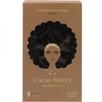 Cacao Waves - Pâtes italiennes de semoule de blé dur au cacao Cacao Waves - Pâtes italiennes de semoule de blé dur au cacao