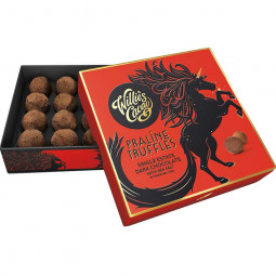 Truffes pralinées au chocolat noir au sel de mer Truffes pralinées au chocolat noir au sel de mer