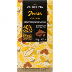 Jivara Lait Pécan 40% - chocolate de leche con nuez de pecán