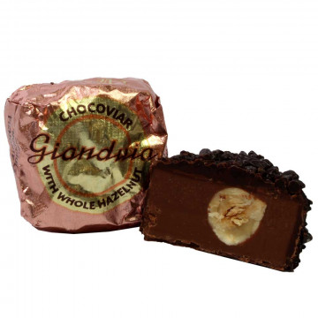 Cubotto Chocaviar Gianduja pralina con nocciole intere Cubotto Chocaviar Gianduja pralina con nocciole intere