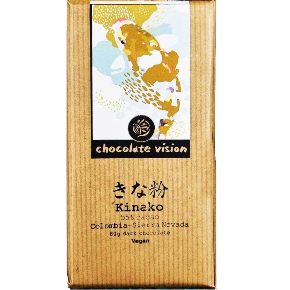 Kinako - Japanese milk chocolate with roasted soybean powder - Bar of Chocolate, lecithin free, vegan-friendly, Germany, german chocolate, Chocolate with spices - Chocolats-De-Luxe