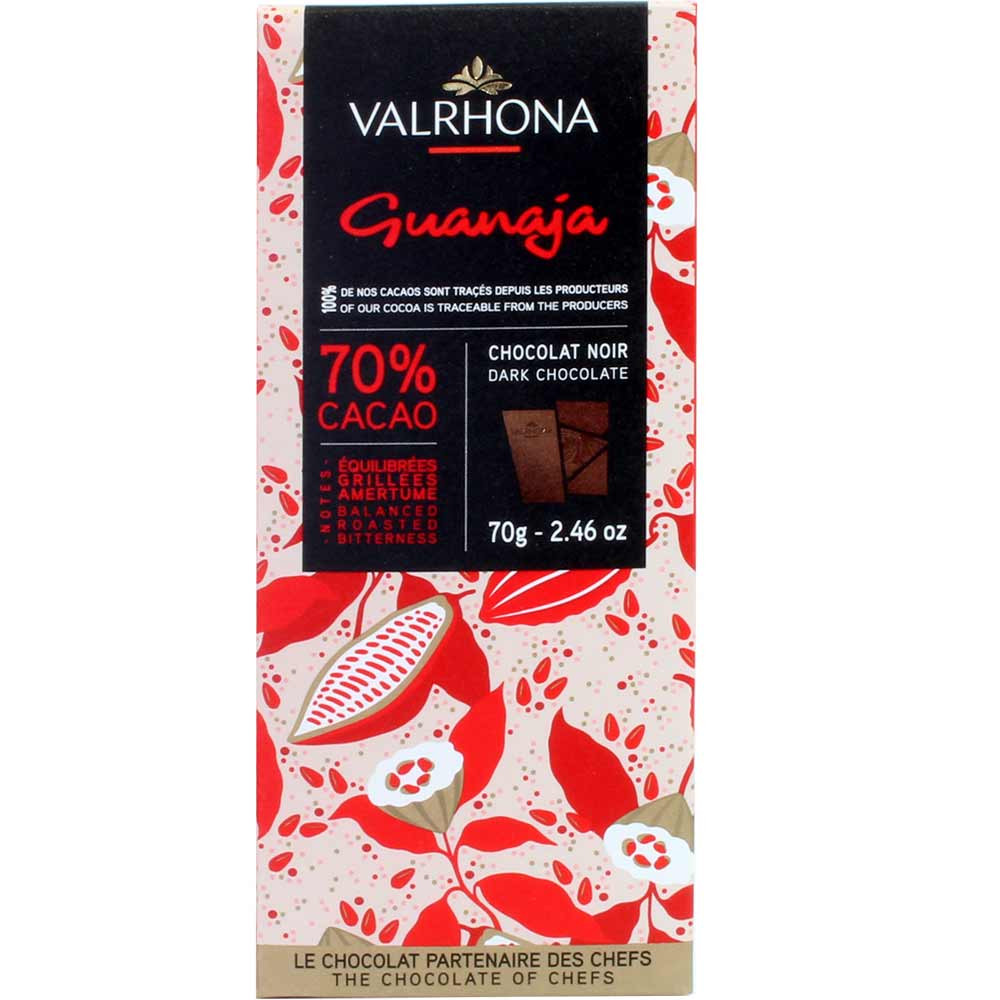 Guanaja 70% Chocolate occuro - Barras de chocolate, Francia, chocolate francés, Chocolate con azúcar - Chocolats-De-Luxe
