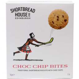 Choc Chip Bites - shortbread con chips de chocolate de Escocia