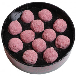 Raspberry Truffles - pralinetruffel met frambozenvulling - geschenkdoos
