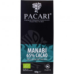 Manabi 65% cacao ottenuto da Arriba Nacional fagioli