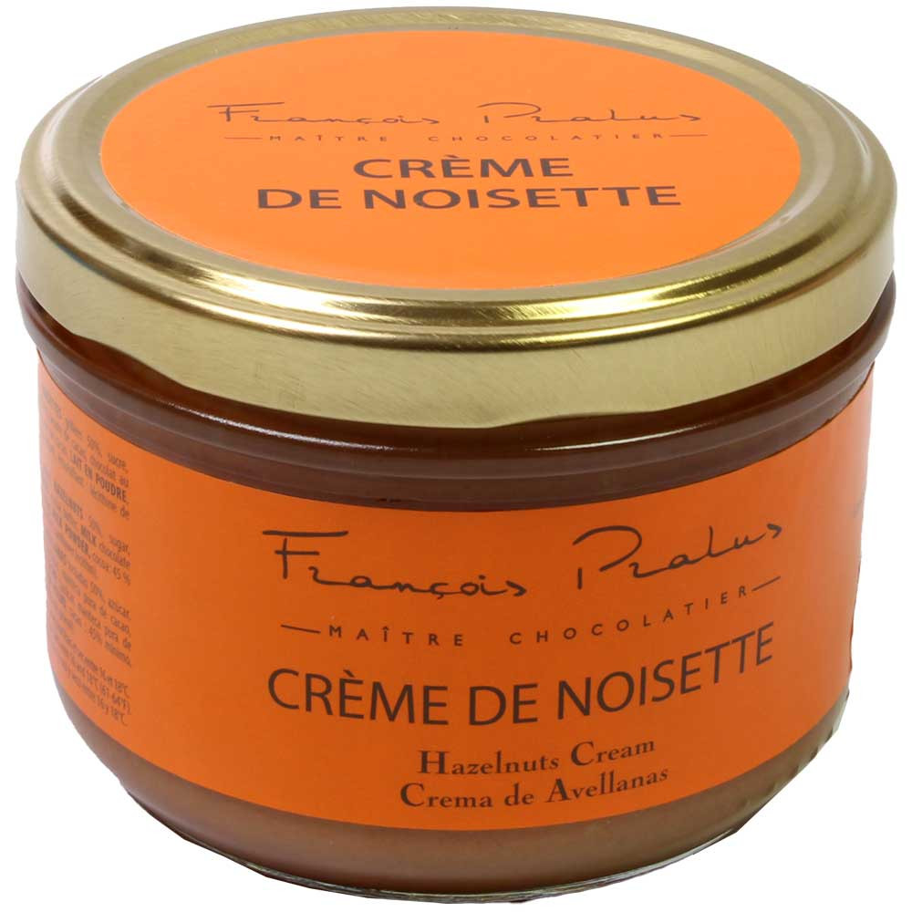 "Creme de Noisettes" - Crema alla nocciola di spalmare - Crema Spalmabile, Francia, cioccolato francese, Cioccolato con torrone, Cioccolato con gianduja - Chocolats-De-Luxe