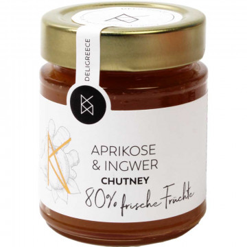 Aprikose & Ingwer Chutney 80% frische Frucht Aprikose & Ingwer Chutney 80% frische Frucht